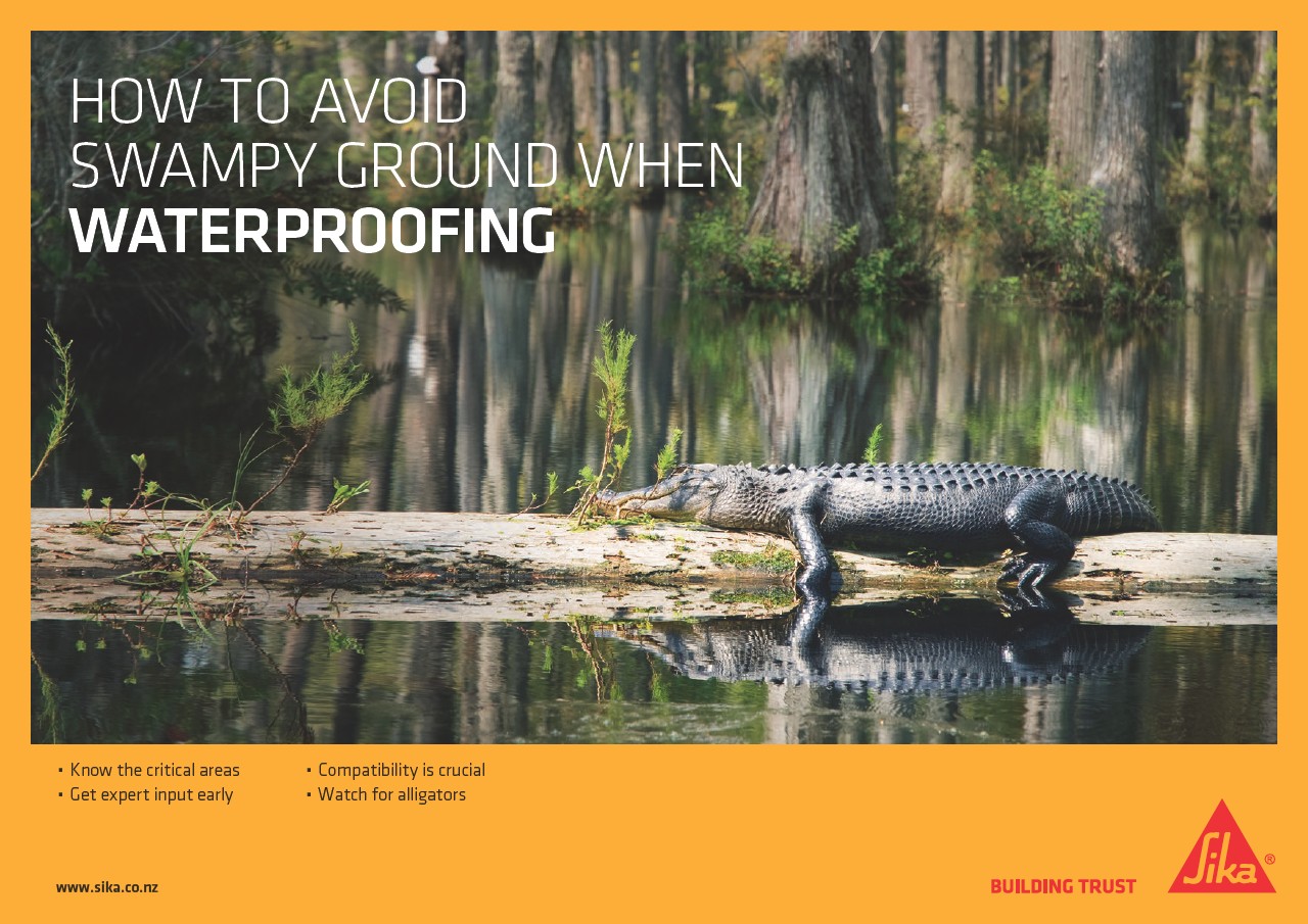 Critical Areas of Waterproofing - how to avoid swampy ground when waterproofing