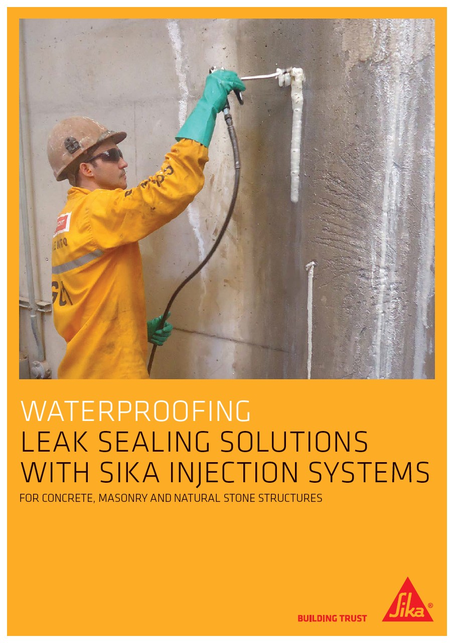 Leak Sealing Solutions with Sika Injection Systems - Brochure
