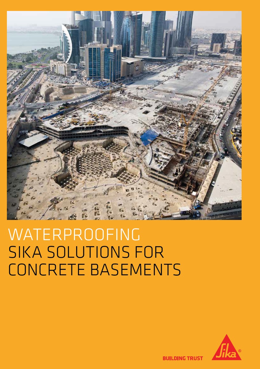 Brochure · Sika Solutions for Concrete Basements